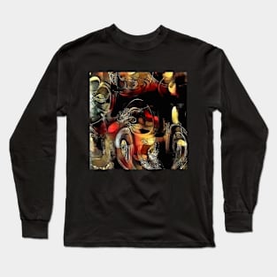 Abstract modern painting Long Sleeve T-Shirt